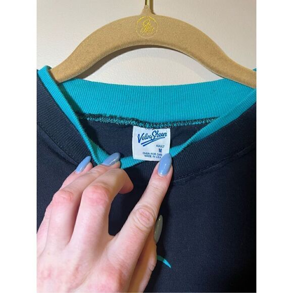 Vintage 1980s Mickey Mouse Disneyland Single Stitch California Velva sheen  - Picture 2 of 2